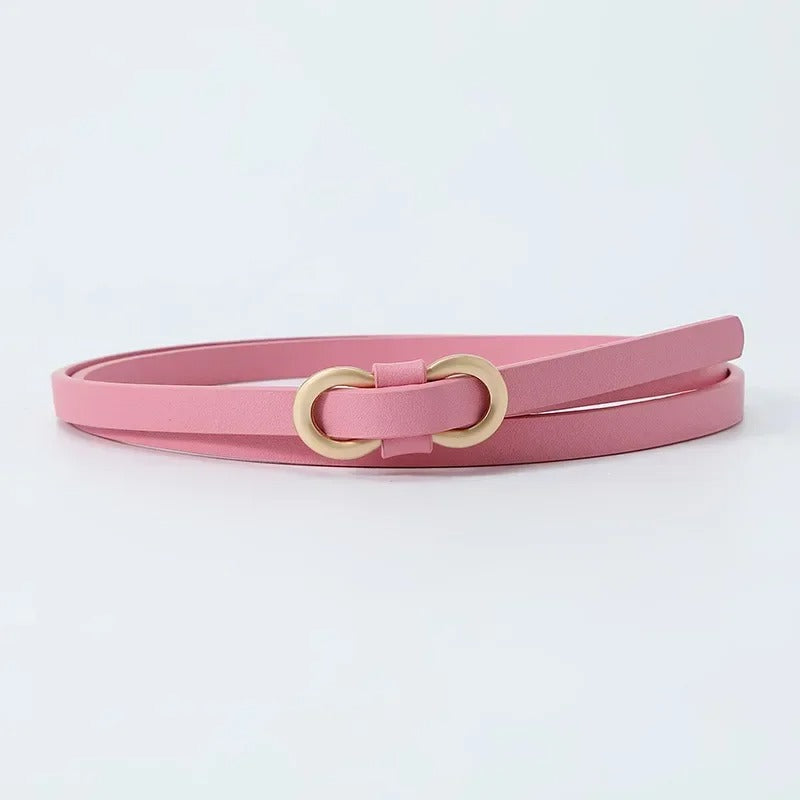New PU Leather Women Fashion Belt High Quality Metal Knot Buckle Waistband Cummerbund For Dress Jeans