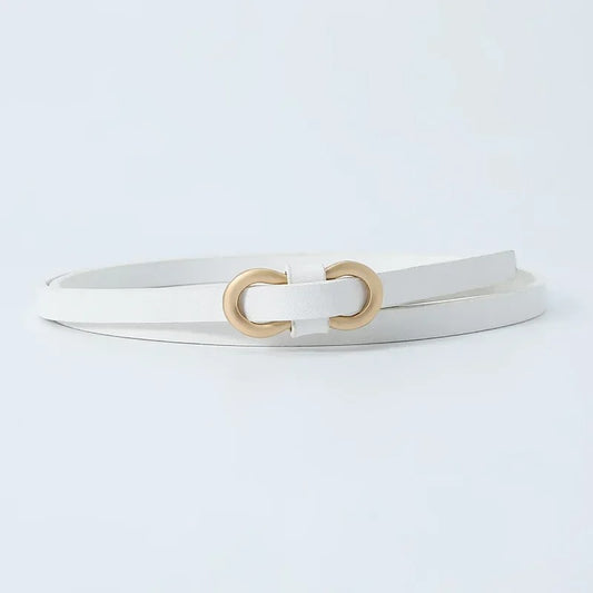 New PU Leather Women Fashion Belt High Quality Metal Knot Buckle Waistband Cummerbund For Dress Jeans