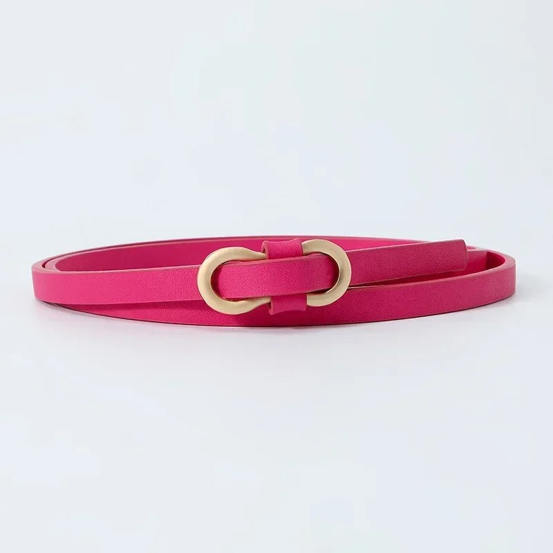 New PU Leather Women Fashion Belt High Quality Metal Knot Buckle Waistband Cummerbund For Dress Jeans